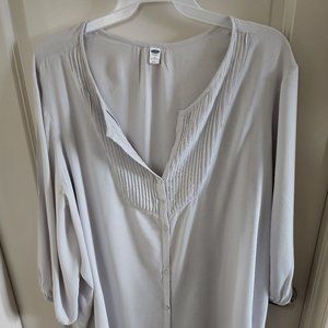 Smocked lightweight blouse